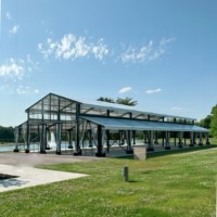Tente Atrium de Luxe à Structure en Aluminium, PVC Transparent, Imperméable, Quatre Saisons, pour Mariages, Restaurants, Événements, Usage Commercial en Extérieur