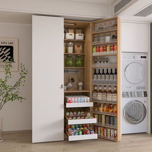 Nuevo gabinete de almacenamiento de aperitivos estratificado y distinguido para islas de cocina y carros Gabinete de almacenamiento para sala de estar - Product Image 6