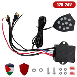 ตัวควบคุมเสียงเพลง 10 เสียง 12V 24V สำหรับลำโพงแตรลม ชุดอัพเกรดวัสดุ ABS - Product Image 4