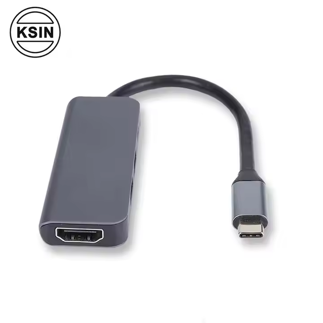 Type C to HDMI 4K 30Hz USB3.0 USB 5V Charging Adapter 4 in 1 USB C Hub for Laptop Tablet