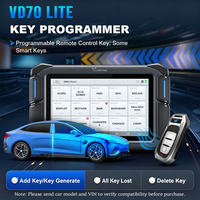 USA Warehouse VD70 Lite All Keys Lost Car Key Programmer Car Key Pin Code Reader Auto OBD2 Scanner Diagnostic Machine with FCA