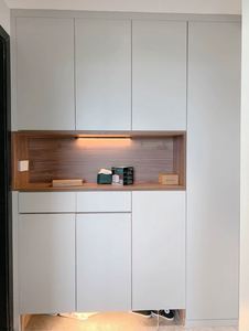 Mueble Zapatero de Madera Maciza de Diseño Moderno, Materiales Ecológicos, Tamaño Personalizable, Mueble para Sala de Estar - Product Image 3
