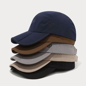 หมวกเบสบอลพับได้ แห้งเร็ว ระบายอากาศดี ป้องกันแสงแดด สำหรับเดินทาง ท่องเที่ยวกลางแจ้ง ปีนเขา ตกปลา ฤดูใบไม้ผลิ ฤดูร้อน - Product Image 4