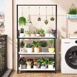 Étagère suspendue pour plantes d'intérieur, grand support pour plusieurs pots de fleurs, support d'exposition pour plantes - Product Image 6