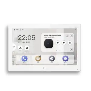 HIK DS-KH9510-WTE1(B) 10.1-Inch Colorful Touch Screen Indoor Station All-in-One Video Intercom Built-in Android System Biometric