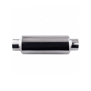 कारखाने प्रत्यक्ष सार्वभौमिक स्टेनलेस स्टील निकास साइलेंसर अनुनाद कारों को सीधे मध्य मफलर के माध्यम से - Product Image 4