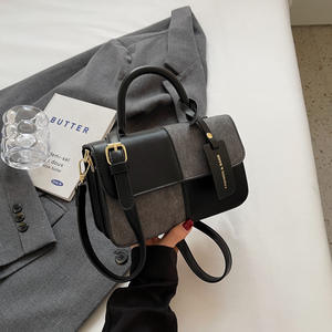 Offre Spéciale épissure dame sacs sac à bandoulière femmes sac à main en cuir PU rétro sac à bandoulière nouvelle mode à la mode pochette - Product Image 2