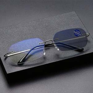 Gafas de Lectura Progresivas Multifocales sin Montura, Fotocromáticas, para Presbicia, Moda 2025, para Hombre - Product Image 1