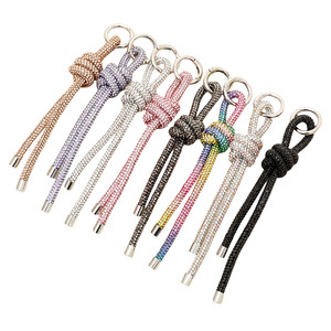 Hot bán DIY <span class=keywords><strong>Polyester</strong></span> dây làm bằng tay thời trang kim cương Rope đầy đủ kim cương Chain Key pendant bán buôn in Offset - Product Image 3