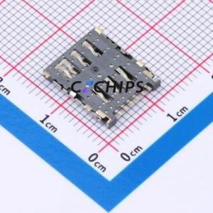 HYCW319-SIM07-150B <b>SIM</b> <b>Card</b> Connector SMD Connector Flip Cover Type Nano <b>SIM</b> <b>Card</b> <b>Card</b> <b>Holder</b> With <b>Card</b> Detection - Product Image 2