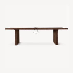 RH美式实木餐厅复古方形餐桌六人法式仿古橡木大板桌 - Product Image 6