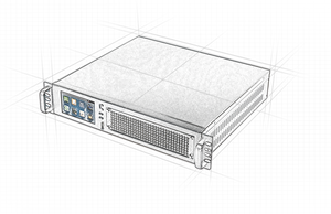 16 Dòng 2U <span class=keywords><strong>Standalone</strong></span> Ghi Âm Cuộc Gọi Hệ Thống Với SDK, 16CH Nhúng PBX Smdr Đám Mây Điện Thoại Ghi Âm Với 1TB HDD & 5 "Màn Hình - Product Image 3