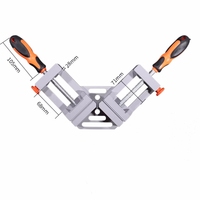 Pince à angle droit durable à 90 degrés pour menuiserie en aluminium à dégagement rapide