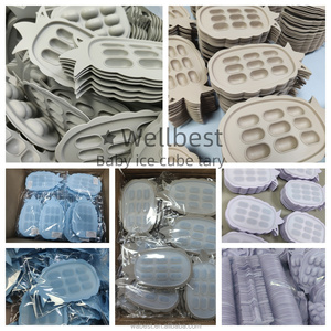 Bac <span class=keywords><strong>à</strong></span> glaçons en silicone pour aliments complémentaires pour bébé, bac <span class=keywords><strong>à</strong></span> sucettes, bac <span class=keywords><strong>à</strong></span> lait maternel pour préparation maison - Product Image 6