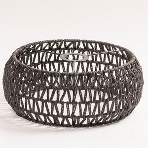 Lámpara colgante minimalista tejida a mano, redonda, ecológica, para sala de estar, dormitorio, casa de té - Product Image 4