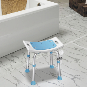 Chaise de douche pour douche intérieure, tabouret de douche design maison 400lbs chaise de bain sans outil pour personnes âgées avec hauteur réglable - Product Image 1