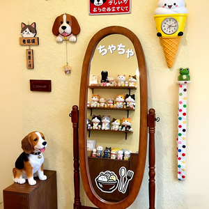 Mostrador de Recepción con Diseño de Mascota, Estilo Animado y Adorable, Color Amarillo-Rojo, con Relieve 3D de Cachorro, LED, Impermeable - Product Image 5
