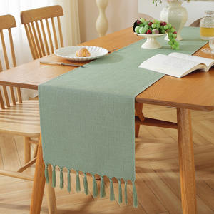 <span class=keywords><strong>Camino</strong></span> de <span class=keywords><strong>Mesa</strong></span> de Estilo Rústico Campestre Bohemio, de Poliéster, para Decoración de <span class=keywords><strong>Mesa</strong></span> de Cocina, 33x183 cm, Venta de Fábrica - Product Image 3