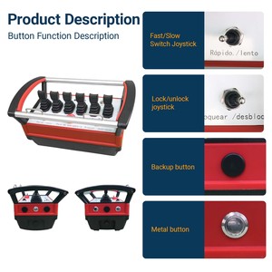 Mando hidráulico , válvula direccional de 4 palancas, kits de <span class=keywords><strong>control</strong></span> remoto inteligente de radio de grúa de camión - Product Image 3