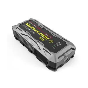 Product Rugged And Portable Car Jump Starter 74000Mwh 3000A Peak Current Power Bank With Flashlight
