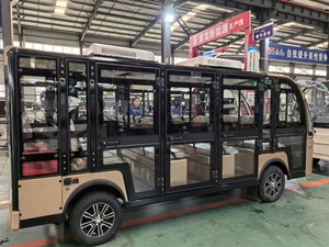 Autobús Eléctrico Turístico HT L7e con Certificación EEC para 8-11 Pasajeros |   Vehículo de Transporte con Batería de Litio de 72V y Color Personalizado para Hoteles y Resorts - Product Image 6