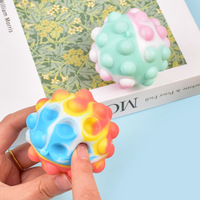 Balles anti-stress Pop Fidget à presser, balles à bulles pour enfants, balles de décompression pour le contrôle des rongeurs, unisexe, à partir de 14 ans