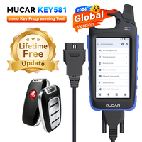 Herramienta de Programación de Llaves MUCAR KEY581 con 2 Llaves Inteligentes SMARTKEY, Batería CR2032, Generación Rápida en 60s, Reutilización Ilimitada