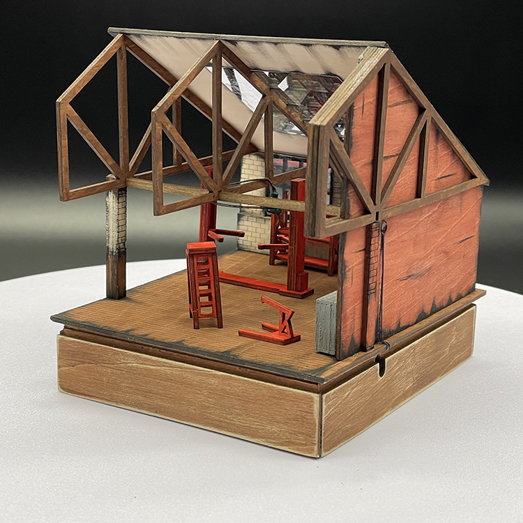 1/64 Customizable Personalized Creative Garage Scene Diorama Hand