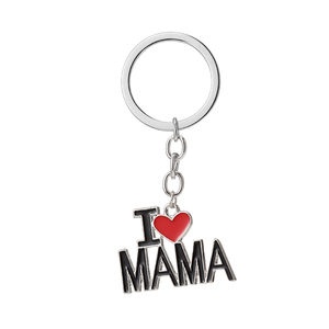 Llavero Mosquetón <span class=keywords><strong>de</strong></span> Aleación <span class=keywords><strong>de</strong></span> Zinc con Letras I para <span class=keywords><strong>Papá</strong></span>, PAPA, <span class=keywords><strong>Mamá</strong></span>, MOM, Logotipo Personalizado, UV, Moda, Regalo Pequeño para el Día del Padre, Colgante - Product Image 4