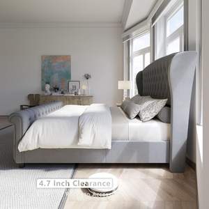 Бархатный каркас кровати - Product Image 6