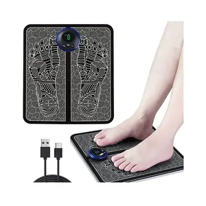 Tapis de Massage EMS sans fil, ems, réflexologie des pieds, stimulateur de la Circulation sanguine, masseur des pieds