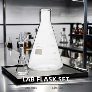 Oferta Especial: Frasco Erlenmeyer de Vidrio Borosilicato de 250 ml para Uso en Laboratorio con Diseño Cónico de Cuello Estrecho 3.3 y 3 Años de Garantía - Product Image 5
