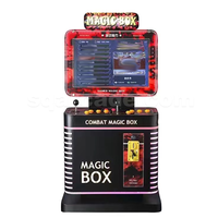 Borne d'arcade commerciale rétro à monnayeur, avec écran pliant de 22 pouces et cabinet métallique, pour jeux de combat en intérieur