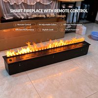 Nouveau meuble TV intelligent 3D avec foyer à brume intégré et humidificateur à flamme décorative simulée