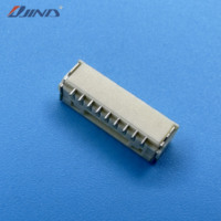 Connecteur de bande LED JINDA 1.25T-7-WT-9A, pas de 1.25mm, 9 broches, fil-carte, type patch recumbent, prise mâle, terminal PCB SMT
