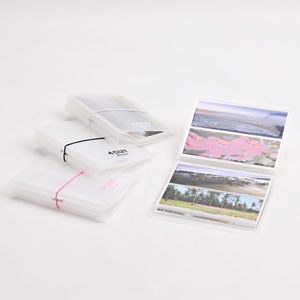 Couverture en PVC personnalisée en usine professionnelle <span class=keywords><strong>Album</strong></span> <span class=keywords><strong>Photo</strong></span> simple Page intérieure transparente 2*6 4*6 pouces couverture en tissu flexible - Product Image 5