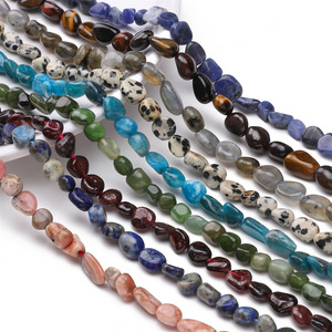 Cuentas <span class=keywords><strong>de</strong></span> Piedras Preciosas Naturales al por Mayor, <span class=keywords><strong>Pepitas</strong></span> y Cristales <span class=keywords><strong>de</strong></span> Forma Irregular, Cuentas Sueltas para Hacer Joyería DIY, Aproximadamente 6 mm - Product Image 4