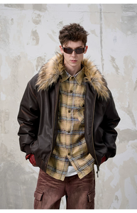 Giacca Bomber da <span class=keywords><strong>Uomo</strong></span>, Giacca <span class=keywords><strong>in</strong></span> <span class=keywords><strong>Pelle</strong></span> per <span class=keywords><strong>Uomo</strong></span> e Donna, Giacca Invernale, Cappotto Invernale da <span class=keywords><strong>Uomo</strong></span>, <span class=keywords><strong>Trench</strong></span> Coat - Product Image 2