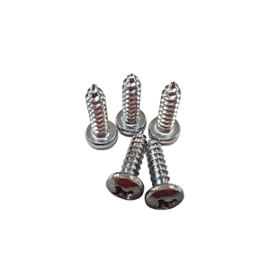 Vis autotaraudeuses M4.8 x 13 mm à tête cylindrique, plaquées CR3+ Zinc 5U, vis autotaraudeuses pour toiture, acier au carbone C1022, Homn Reen - Product Image 5
