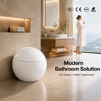 Ensemble de bidet intelligent portable carré de haute qualité avec commande à distance pour usage commercial et résidentiel, à commande au pied, en céramique, ouverture/fermeture