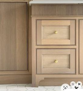 Vermont Armoire de cuisine personnalisée Armoires de cuisine en bois contreplaqué Armoires de cuisine en bois modernes de style classique - Product Image 3