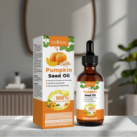 Minyak esensial rambut kering pelembab biji labu Peppermint minyak esensial semua jenis rambut OEM ODM untuk rambut sehat kuat