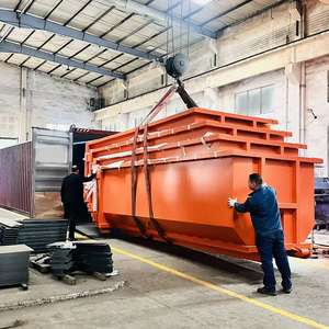 Conteneur de chantier industriel à grande capacité, bac à déchets personnalisé avec bâche de protection - Product Image 2