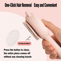 Brosse de toilettage pour chat, peigne pour poils d'animaux, outil de démêlage pour poils longs, éliminateur de poils doux, accessoires pour animaux de compagnie