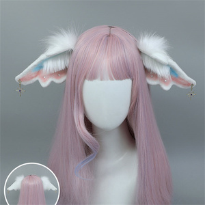 Haute Qualité À La Main En Peluche <span class=keywords><strong>Ange</strong></span> Bandeaux Filles Lolita Cosplay Bandeau - Product Image 3