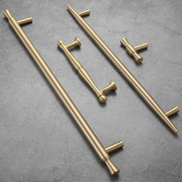 Poignées de meuble modernes en alliage de zinc, finition poudrée, poignées de garde-robe solides, boutons de tiroir nordiques, quincaillerie de porte de cuisine pour villa