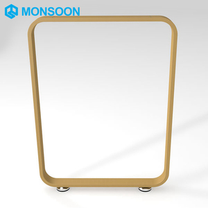 Phòng Ăn Lớn Bệ Bàn <span class=keywords><strong>Chrome</strong></span> Nhà Hàng Ăn Uống Kim Loại Thép Không Gỉ Bảng Cơ Sở - Product Image 3