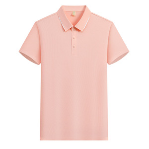 Custom Made Polo Shirt Quick Dry Short Sleeve Solid Color Polyester Work Wear Daily Use - Product Image 2