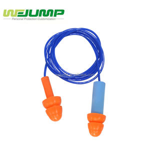 Wejump ที่อุดหูซิลิโคนสำหรับเครื่องบินป้องกันน้ำสองชั้นพร้อมเชือกสีน้ำเงินที่อุดหูซิลิโคน - Product Image 5