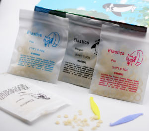 दंत सामग्री ऑर्थोडोन्टिक ओ रिंग इलास्टिक चेन लेटेक्स लोचटिक लिगचर संबंध प्राकृतिक रबर बैंड चिड़ियाघर पैकेज इलास्टिक रिंग - Product Image 2